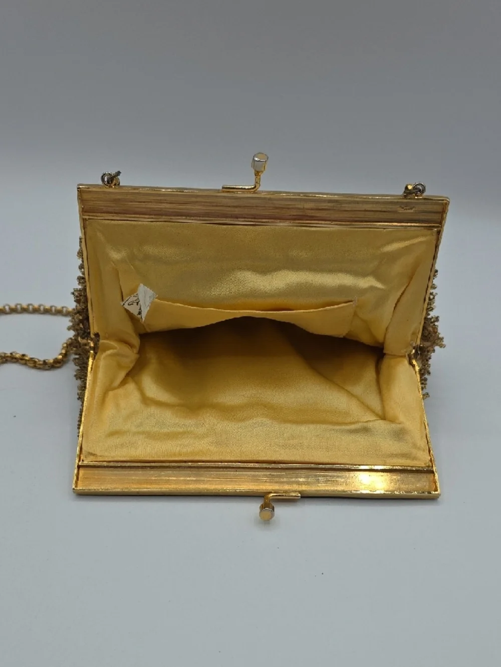 Vintage Delill Beaded And Sequence Handbag With Gold Chain 32